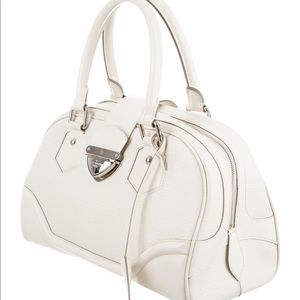 Louis Vuitton Bag Handle Tote Epi Leather Bag Off White
